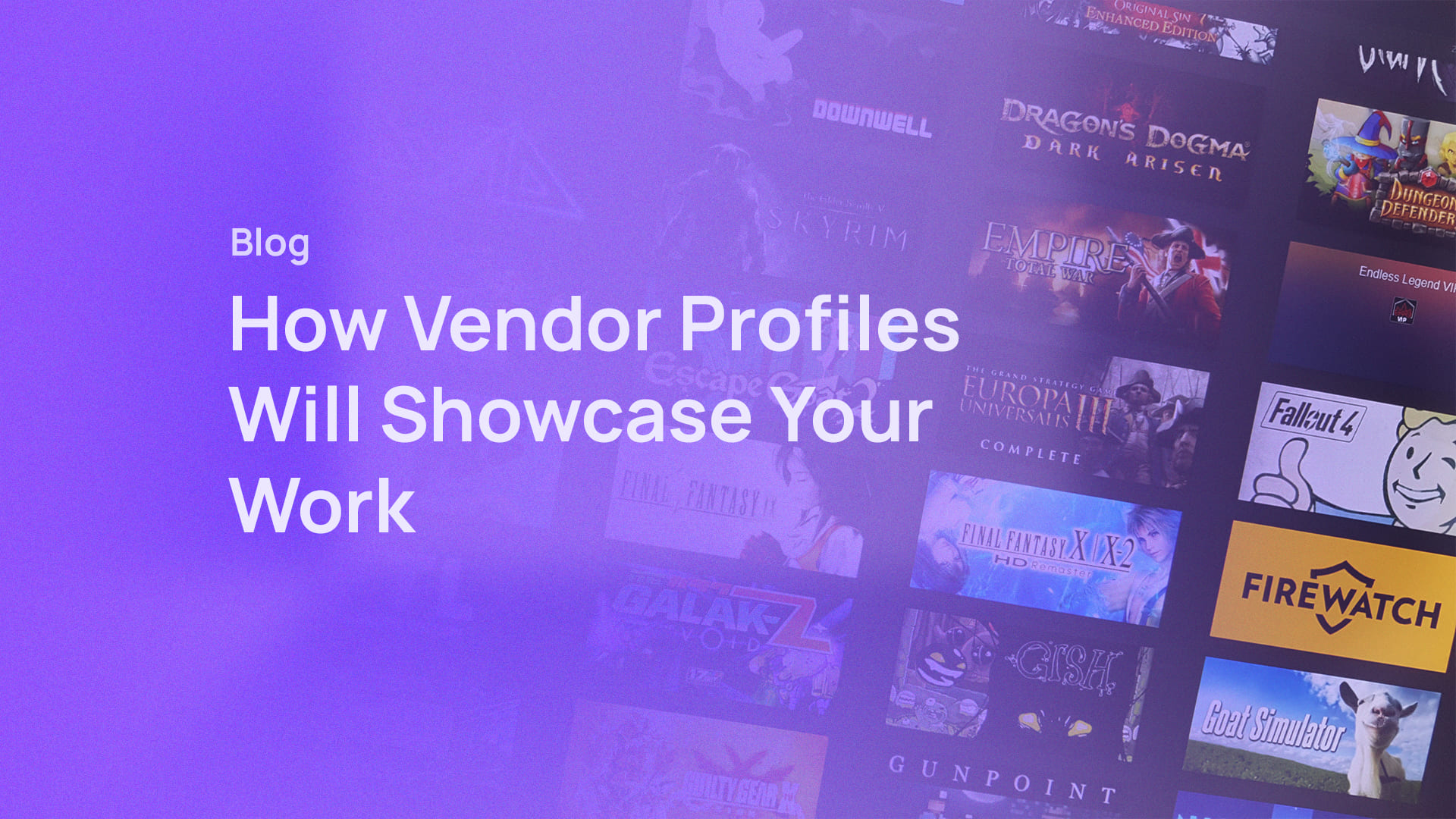 How Vendor Profiles Will Showcase Your Work